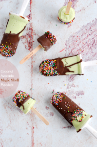 Dutch Cocoa Popsicles with Vanilla Bean Magic Shell • The View from Great  Island