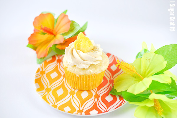 Pina Colada Cupcakes Revisited - I Sugar Coat It