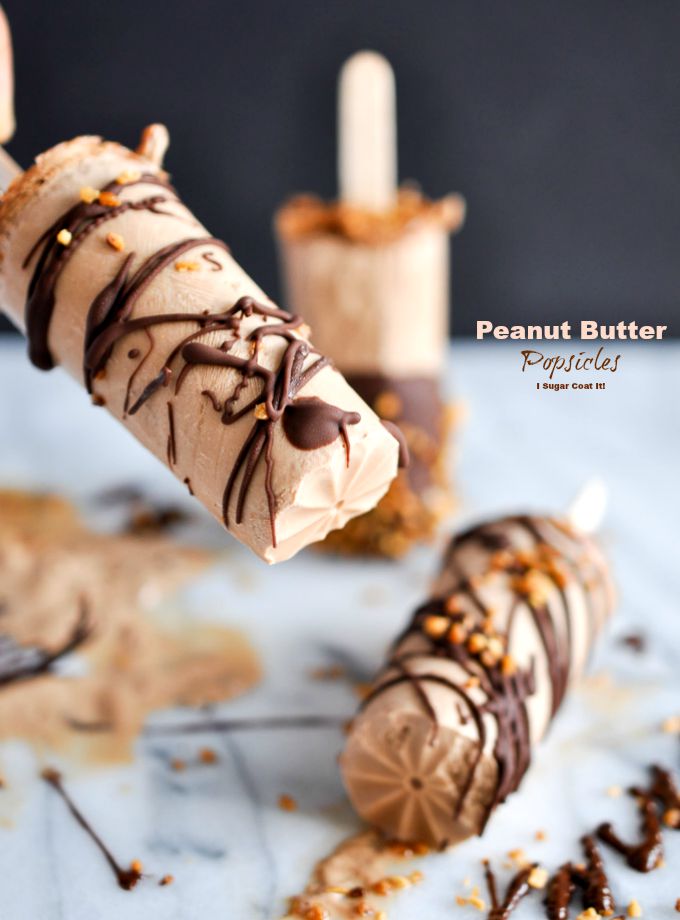 Peanut Butter Popsicles