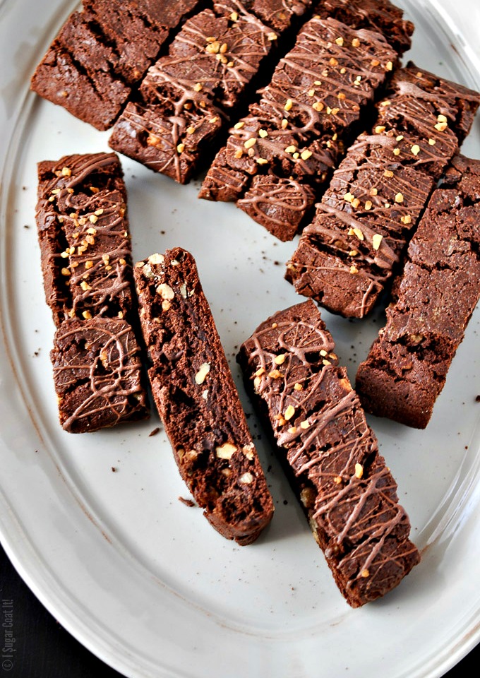 Double Chocolate Hazelnut Biscotti & Rodelle Giveaway!