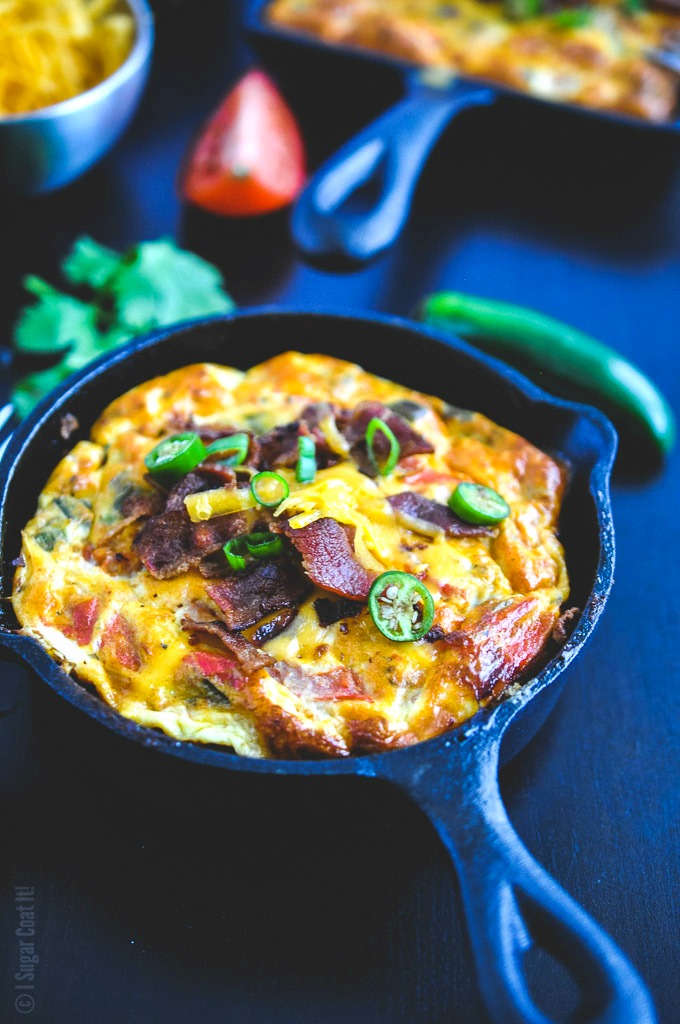 Garden Fresh Bacon Cheddar Frittata