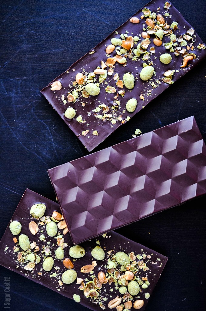 Wasabi Peanut Chocolate Bar - I Sugar Coat It